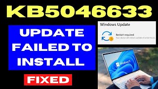 KB5046633 update not installing on Windows 11 Fixed [upl. by Beall]