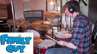 Family Guy  Intro Theme Drum Cover by Jamie Warren [upl. by Damal]