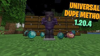 Minecraft Universal Dupe Method Multiplayer 120 [upl. by Aldarcy]