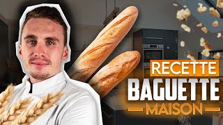 Faire sa Baguette Maison  Recette simple dun chef pour un Pain Français Inratable [upl. by Rhiana]