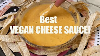 Best Vegan Cheese Sauce PERIOD [upl. by Nodnerb325]