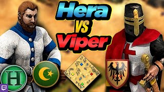 Turks vs Teutons  1v1 Arabia  vs Viper  AoE2 [upl. by Creath722]