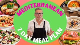 Mediterranean Diet Meal Plan  7 days [upl. by Atsuj]