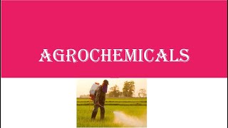 Agrochemicals  Pesticides Insecticides herbicides Rodenticides [upl. by Sherri]