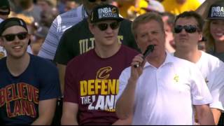 Cleveland Cavaliers 2016 Championship Parade Team Speeches FULL [upl. by Salena128]