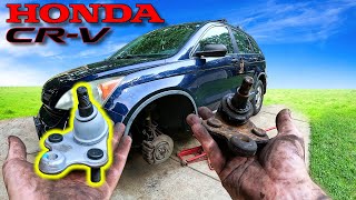 Replacing a 2008 Honda CRV Ball Joint [upl. by Nirre]