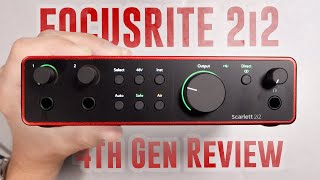 Focusrite Scarlett 2i2 4th Gen USB Audio Interface Review  Explained [upl. by Elbertine]