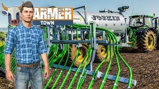 LS19 FarmerTown 21 Die Gülle muss aufs FELD  LANDWIRTSCHAFTS SIMULATOR 19 [upl. by Courtnay147]