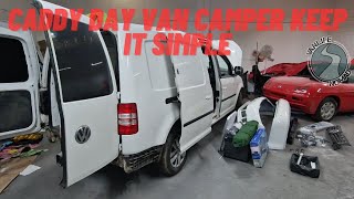 Caddy Maxi Day Van Campervan Basic Cheap Build KISS Keep It Simple Stupid [upl. by Chrisy]