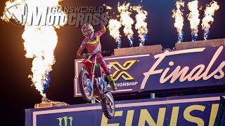 JETT LAWRENCE WINS THE 1000000 SUPERMOTOCROSS WORLD CHAMPIONSHIP  TWMX SMX 450 Recap [upl. by Hairym800]