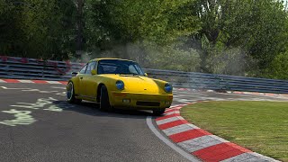 Assetto Corsa Nordschliefe drift with kunos ruf ctr yellowbird [upl. by Ydieh932]