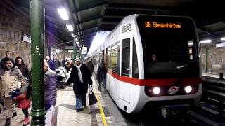 U6 Burggasse UBahn Wien [upl. by Hebel]