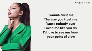 Ariana GrandePov LyricsLetra [upl. by Howie]