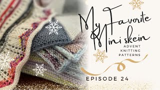 Favorite Mini Skein Advent Patterns amp Favorite Vlogmas Creators knitting vlogmas [upl. by Rebliw297]