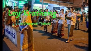 Loy Krathong festival in Chiang mai Thailand [upl. by Folger]