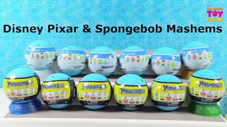 Mashems Spongebob amp Disney Pixar Squishy Fun Opening Toy Review  PSToyReviews [upl. by Tice565]