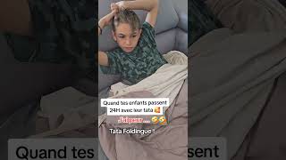 Peur de tata Foldingue 🤣🤣 viralvideo fypシ゚viral youtubeshorts shortvideo shortsvideo shorts [upl. by Euell]