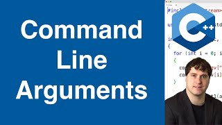 Command Line Arguments  C Tutorial [upl. by Swope]