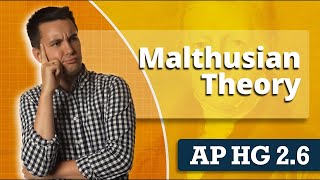 Thomas Malthus and Malthusian Theory AP Human Geography Review Unit 2 Topic 6 [upl. by Ikkir]