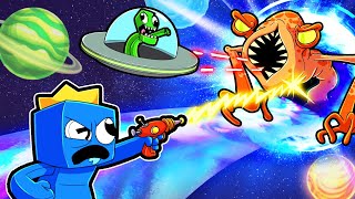 NEW RAINBOW SPACE DEFENDERS in Roblox Beating Every Map [upl. by Asilrak]