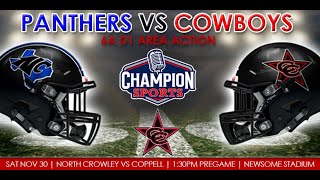 113024 Coppell vs North Crowley Regional [upl. by Aidnama]