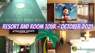 SHADES OF GREEN  Resort amp Room Tour and Review  October 2021  Military Resort on Disney Property [upl. by Madeline]