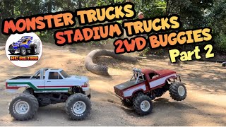 e285 Part 2 of our OffRoad RC Racing Featuring Monster Trucks Stadium Trucks and 2WD Buggies [upl. by Neerak]