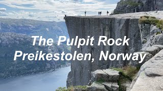 Pulpit Rock Preikestolen hike Norway [upl. by Hgielyak176]