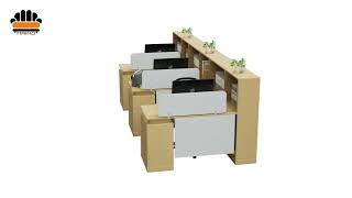 Open office desk 010 by MAIMO [upl. by Piselli]