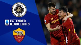 Spezia vs Roma Extended Highlights  Serie A  CBS Sports Golazo [upl. by Wilmer143]