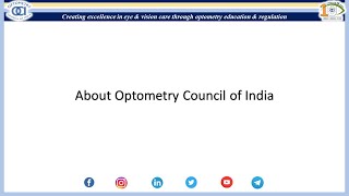 Optometry Council of India [upl. by Jayson]