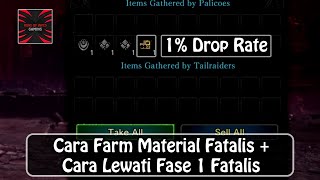 Cara Farm Material Fatalis  Ngelewati Fase 1  Monster Hunter World  Iceborne [upl. by Eeb138]