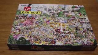 I LOVE CAR BOOT SALES GIBSON PUZZLE TIMELAPSE 1000 pieces [upl. by Ardnaskela]