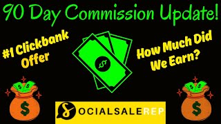 Day 90 Social Sale Rep  1 Clickbank Affiliate Program Case Study [upl. by Ezzo]