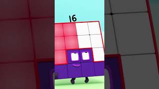 shorts  Meet Numberblock Sixteen  Counting for Kids  Maths Cartoons  Numberblocks [upl. by Negyam]