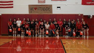 Girls Varsity Volleyball Baldwinsville VS West Genesee 9252024 Teacher Appreciation [upl. by Eelame724]