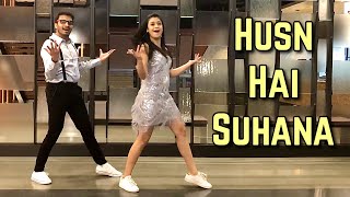 Husn Hai Suhana  Coolie No 1  Dance Cover  Arpit x Vijetha Choreography [upl. by Kinnard904]