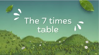 The 7 times table [upl. by Jaala]