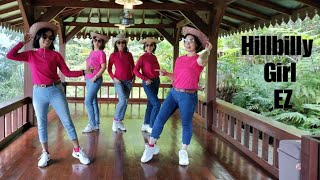 Hillbilly Girl EZ Line Dance demo [upl. by Ade]