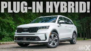 2022 Kia Sorento PHEV Review  3Row PlugIn Hybrid [upl. by Kiah]