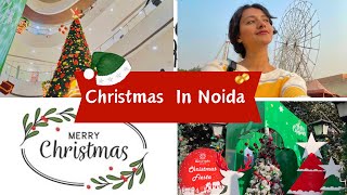 Christmas in Noida  Malls of Noida  DLF Mall  GIP mall  Maya Sharma [upl. by Squires]