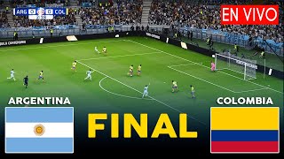 🔴EN VIVO ARGENTINA vs COLOMBIA  FINAL  COPA AMÉRICA 2024  PARTIDO EN VIVO HOY JUEGO PES REALISTA [upl. by Almat]