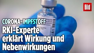 CoronaImpfstoff von Biontech – RKIExperte Das ist über Wirkung und Nebenwirkungen bekannt [upl. by Ellehsram]