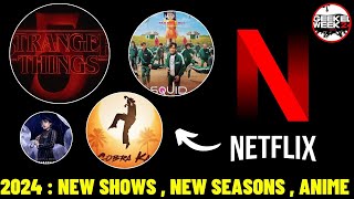 NETFLIX GEEKED WEEK 2024 I SQUID GAME S2 I STRANGER THINGS S5 I [upl. by Cired]