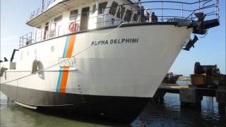 Descida do Alpha Delphini nova embarcação do IOUSP [upl. by Eened]