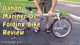 Dahon Mariner D7 Folding Bike Review [upl. by Ahsat]