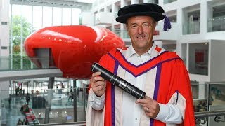 Footballing legend Matt Le Tissier awarded honorary degree [upl. by Dorcas]