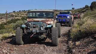 No Pavement Overlanding Phoenix to Crown King to Payson Part 2  Ultimate Adventure 2017 [upl. by Rafferty]