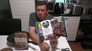 Unboxing Smakprovning Mukbang Små fina klassiska Kalkon Köttbullar Ingelsta Kalkon från Lidl [upl. by Ergener]