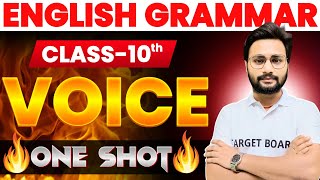 English Grammar class 10th Bihar board  Voice  One Shot  Class 10th english Grammar  English [upl. by Meenen]